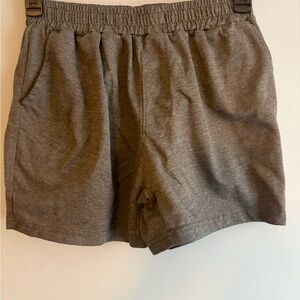 Dark Gray Men's Knit Shorts size medium, 4 inch inseam